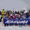 田代エリアのらくらくコースで行われたちょっかりレースの様子です。
雪は降っていましたが大勢の子供たちが参加しました。