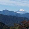 山頂から見た富士山。空気が澄んでいて、とてもきれいでした。 