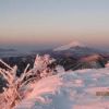 2/13の蛭ヶ岳山頂の様子。積雪が20cmと、週末は雪となりました 