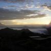 蛭が岳　夕景の豪快な滝雲 