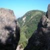 鬼ヶ岩から見た蛭ヶ岳