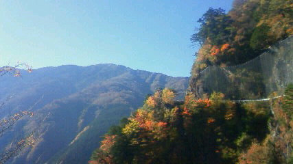 見の越しの手前から剣山を振り返った風景。あたたかな心地よい一日でした 