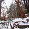 高塚小屋の積雪 