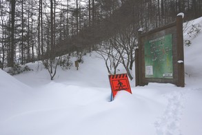 柳沢峠-三窪高原ハイキングコース入口