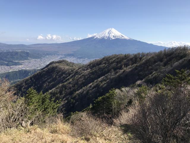 三ツ峠から見る富士山