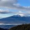 富士山の冠雪はしっかりと付きました