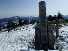 会津駒ヶ岳山頂の様子