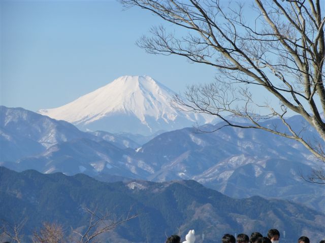 山頂展望台からの富士山 