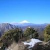 蛭ヶ岳山頂からの富士山。一気に春めいてきました 