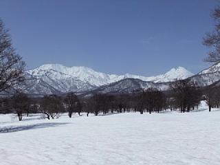 3月20日、笹ヶ峰登山口の様子 