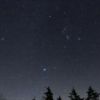 夜も晴れたので、久しぶりに星の写真を撮りました。
冬の大三角です。