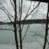 現在の気温はプラス１５度です。写真は今日の白駒池です。氷や雪が融けてきました。