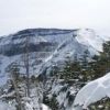 箕冠山(みかぶりやま)から撮った冬の硫黄岳 