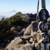 横岳山頂から見た富士山