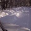 林道の積雪状況 