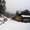 赤岳鉱泉初冠雪！