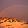 立山に架かる虹