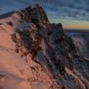 新雪を纏ったモルゲンロートの白馬岳！　今朝の光景