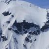 ヘリコプターで入山　白馬岳のシンボル「代掻き馬」の雪形が見えました