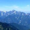 唐松岳頂上山荘前よりの眺望