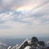 先日、奥穂高岳山頂へ偵察に行きました。山頂からジャンダルム方面に彩雲が出ました