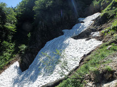 パノラマ「屏風」コース　雪渓があり現在通行できません