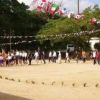 屋久島町船行集落の運動会　このシーズン、島では毎日曜日に大小さまざまな運動会が行われます。島民の大きなたのしみの一つです。