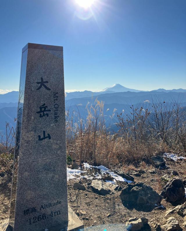 大岳からの富士山