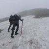 梶川尾根、トットバノカッチの登山道はまだ一部が雪の下。滑落注意！