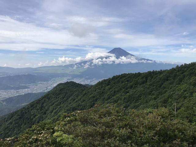 山荘からの富士山