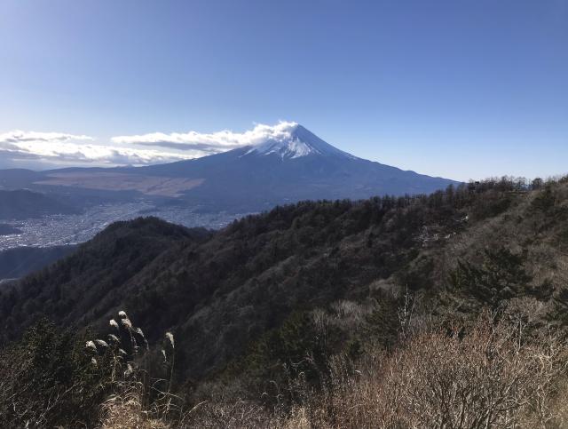 天気が良い日には、間近に富士山の眺望