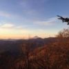 七ツ石小屋からの今日の富士山