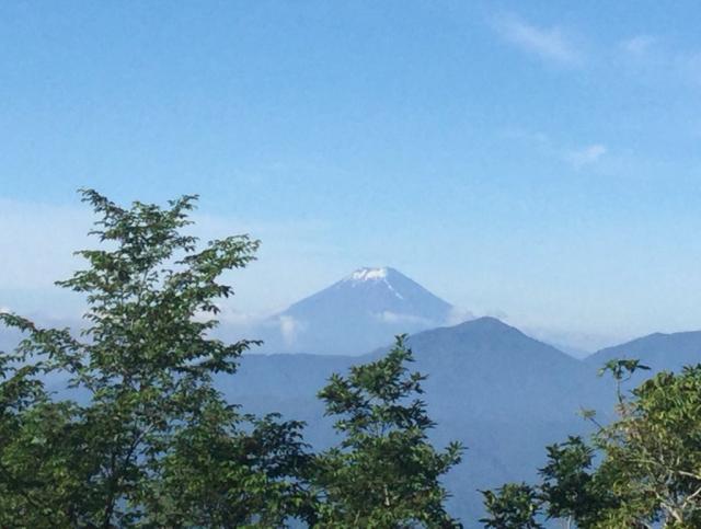 富士山の雪が少なくなっているのが確認できます
