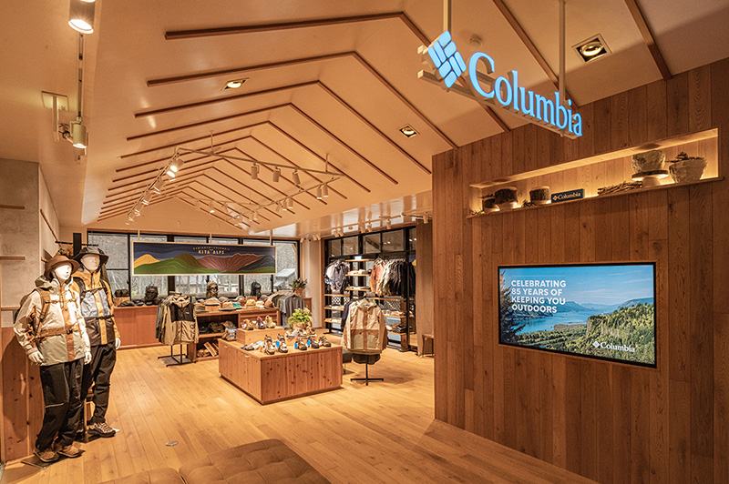 上高地食堂内に、コロンビアのショップ「Columbia FIELD STORE 上高地 」がオープン