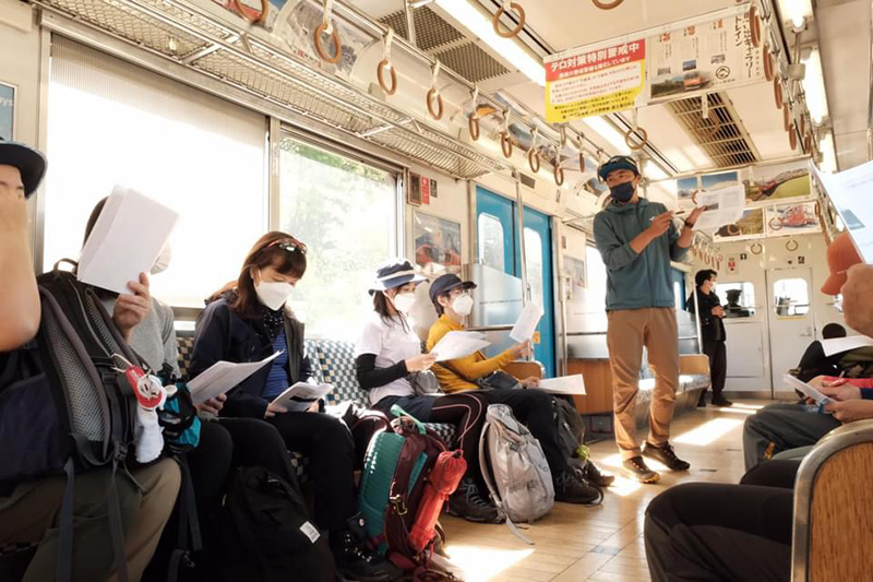 富士急行「電車で行く！富士急学べるハイキング」