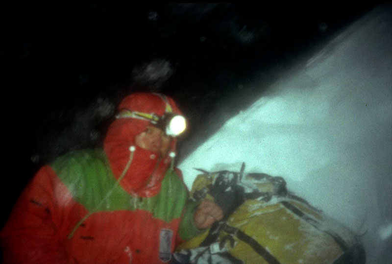1989年、冬季単独初登攀をめざして