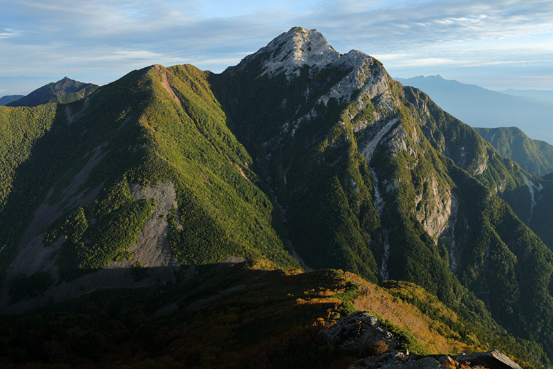 栗沢山は甲斐駒ヶ岳の第一級の展望台