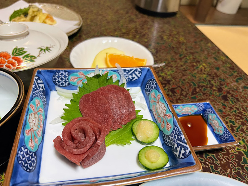弘法湯の夕食