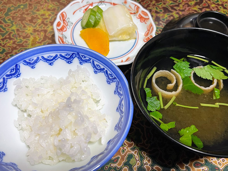 弘法湯の夕食
