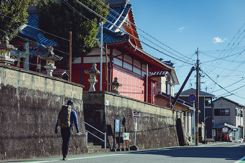 古座神社で朝のお参り
