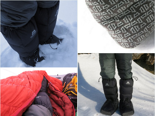 厳冬期テント泊で、暖か象足にほっこり マウンテンイクイップメント