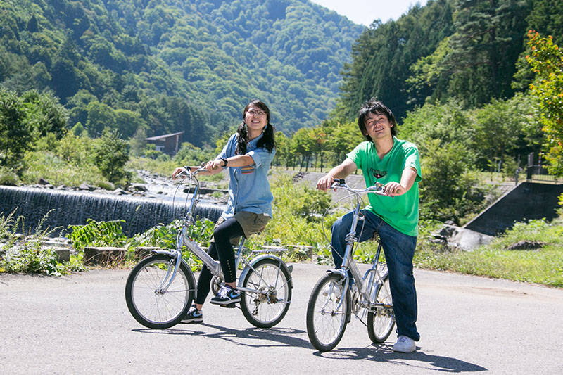 地元ガイドによる檜枝岐村の歌舞伎や歴史・文化に触れられるサイクリング・ミニツアー