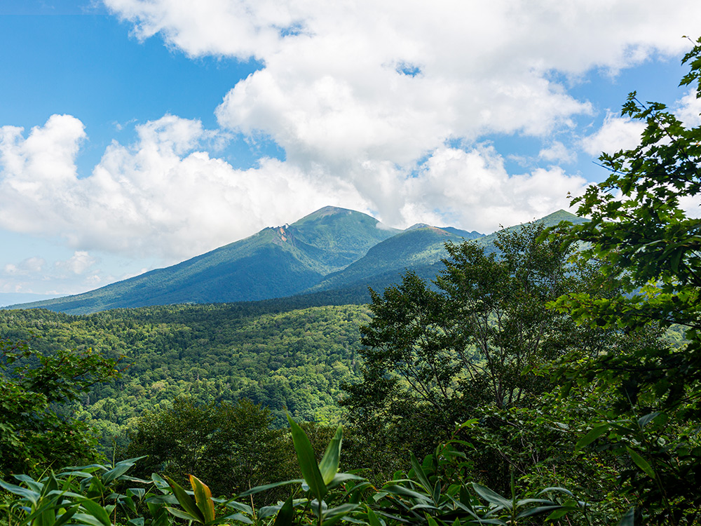 ｢南部片富士｣と呼ばれる岩手山の美しい山容