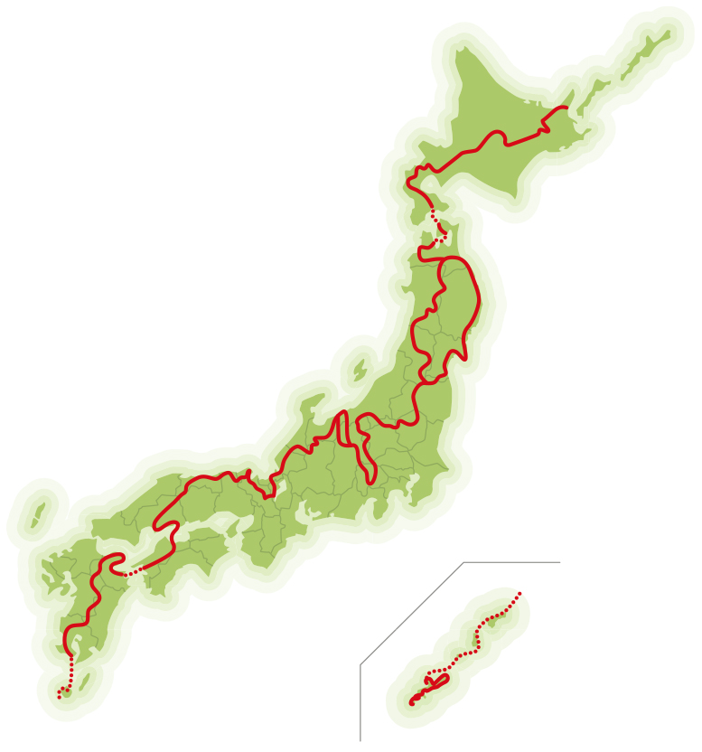JAPAN TRAILマップ