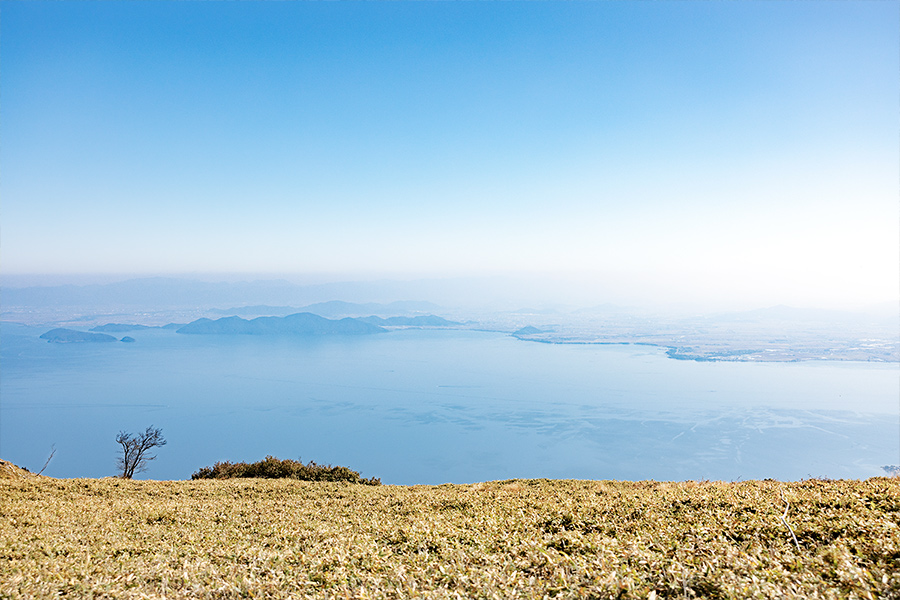 琵琶湖に浮かぶ4つの島