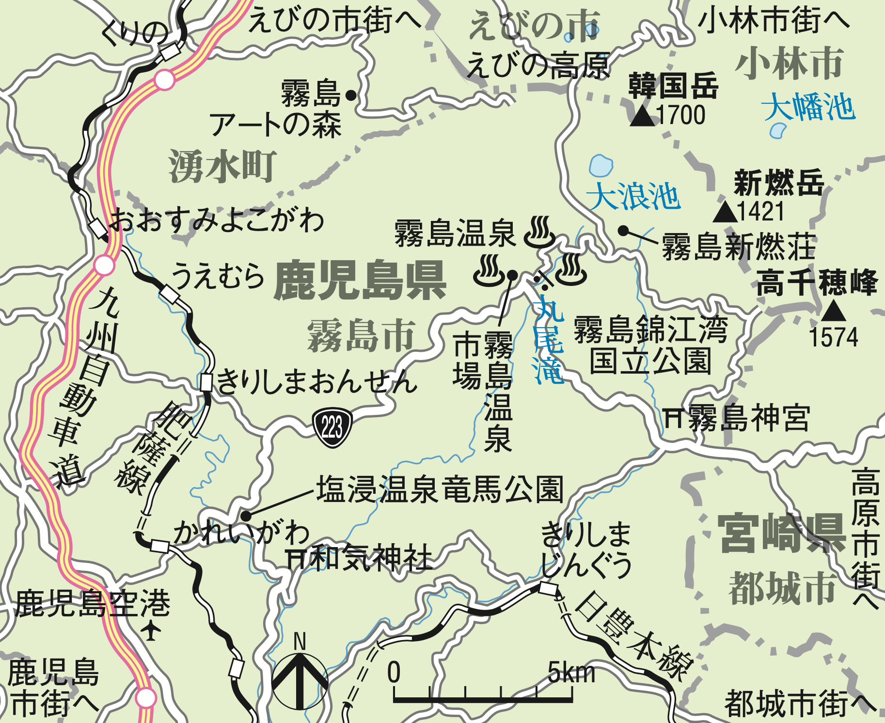 山旅プラン MAP